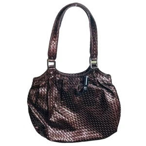 Borsa a tracolla grande punto croce intrecciato direzioni nuova con etichetta - Foto 1 di 11