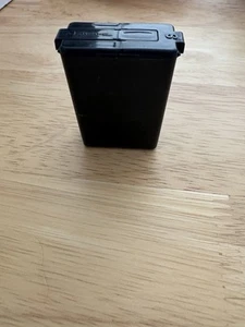 Tupperware Personal Mini Salt and Pepper Shaker Divided Pocket Size Black - Picture 1 of 3