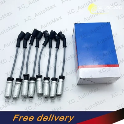 758EE AC Delco Spark Plug Wires Set of 8 New for Chevy Chevrolet Silverado 1500 - Image 1 of 4
