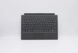 Lenovo Miix 520-12IKB Dock Clavier Repose Main Pavé Tactile Belge Noir - Picture 1 of 4