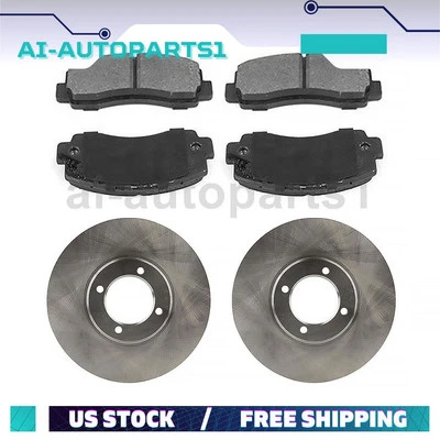 Rotores de freno delanteros y pastillas de freno para Toyota Celica 1976 1977 1978 1979 1980 1981 Foto 1 de 4