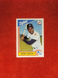 1992 DowBrands Ziploc #11 Hank Aaron Milwaukee Atlanta Braves ☆ HOF ☆ MVP - Bild 1 von 2