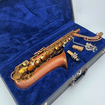 Saxofón alto King Cleveland H.N. White Co. Vintage con estuche y accesorios tal cual Foto 1 de 4