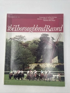 The Thoroughbred Record Magazine Horse Racing Nov, 1986 - Le Moulin The Mill - Picture 1 of 4