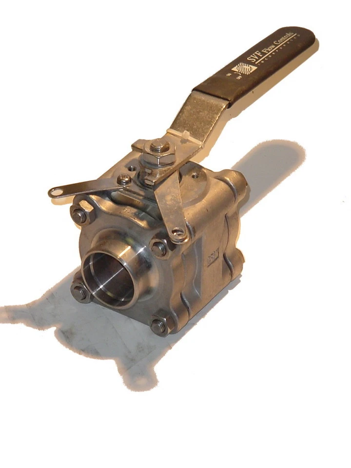 SVF 2" Stainless Steel 3-Piece Butt Welds (Schedule 10) Full Port Ball Valve - Image 1 of 1