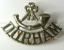 1952-58 Durham light infantry White metal shoulder title 41 x 30 mm 