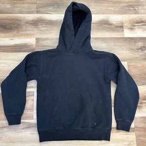 TNA Aritzia Hoodie Womens XS Cozy Boyfriend Kangaroo Pocket Black Sweatshirt - Picture 1 of 8