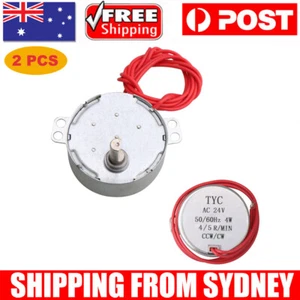 2x TYC 50Hz Synchronmotor CCW/CW 4W AC 24V Synchron Synchronous motor 4/5 R/min - Picture 1 of 7