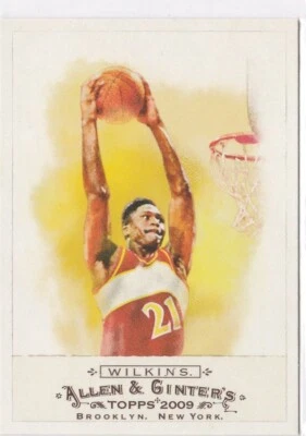 2009 Allen & Ginter Dominique Wilkins #346 Atlanta Hawks - Image 1 of 2