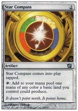 1x Star Compass MTG 8th Edition NM Magic Regular