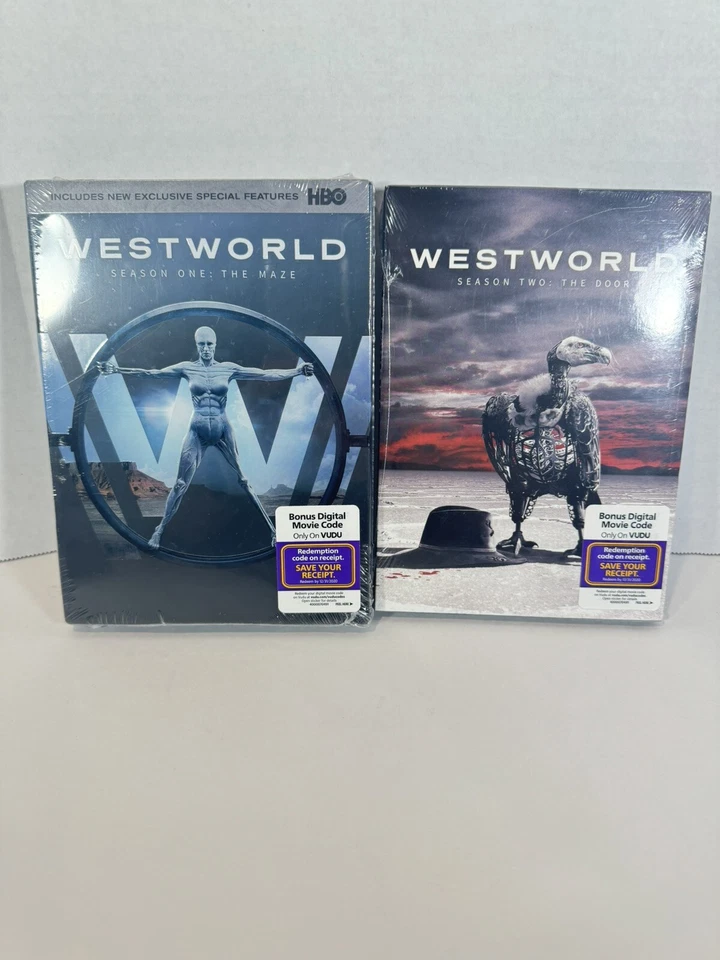 Westworld (2016) Season One & Two (1 & 2) DVD Box Set - New - Vudu Codes Expired - Image 1 of 4