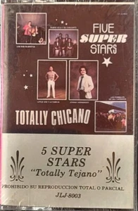 5 SUPER STARS - TOTALLY TEJANO - CASS NEW SEALED JLJ-8003 LIL JOE DOS GILBERTOS - Picture 1 of 3