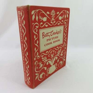 Betty Crockers Bilderkochbuchmappe 50er Jahre komplett Kochbuch roter Einband - Bild 1 von 9