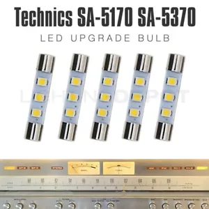 5 piezas Technics SA-5370 estéreo LED blanco cálido 8 V esfera de fusible medidor de luz - Imagen 1 de 6
