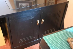 RARE Charles Rennie Mackintosh Credenza C.R. Arts Crafts & desk by Cassina Italy - Picture 1 of 19