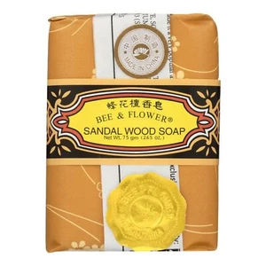 Bee and Flower Sandalwood Bar Soap Pack of 12 2.65 Ounce Each - Picture 1 of 1
