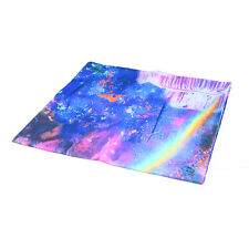 Blacklight Tapestry Fluorescent Landscape Pattern Wall Hanging Tapestry Gift DXS
