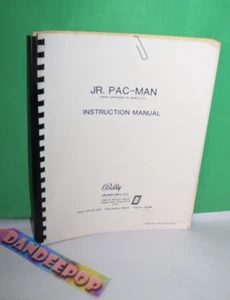 Vintage Video Game Arcade Bally Midway Jr. Pac-Man Manual Book 1983 Schematics - Picture 1 of 11