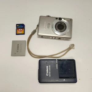 Canon Digital Camera IXUS 60 6.0MP Silver Tested - Bild 1 von 11