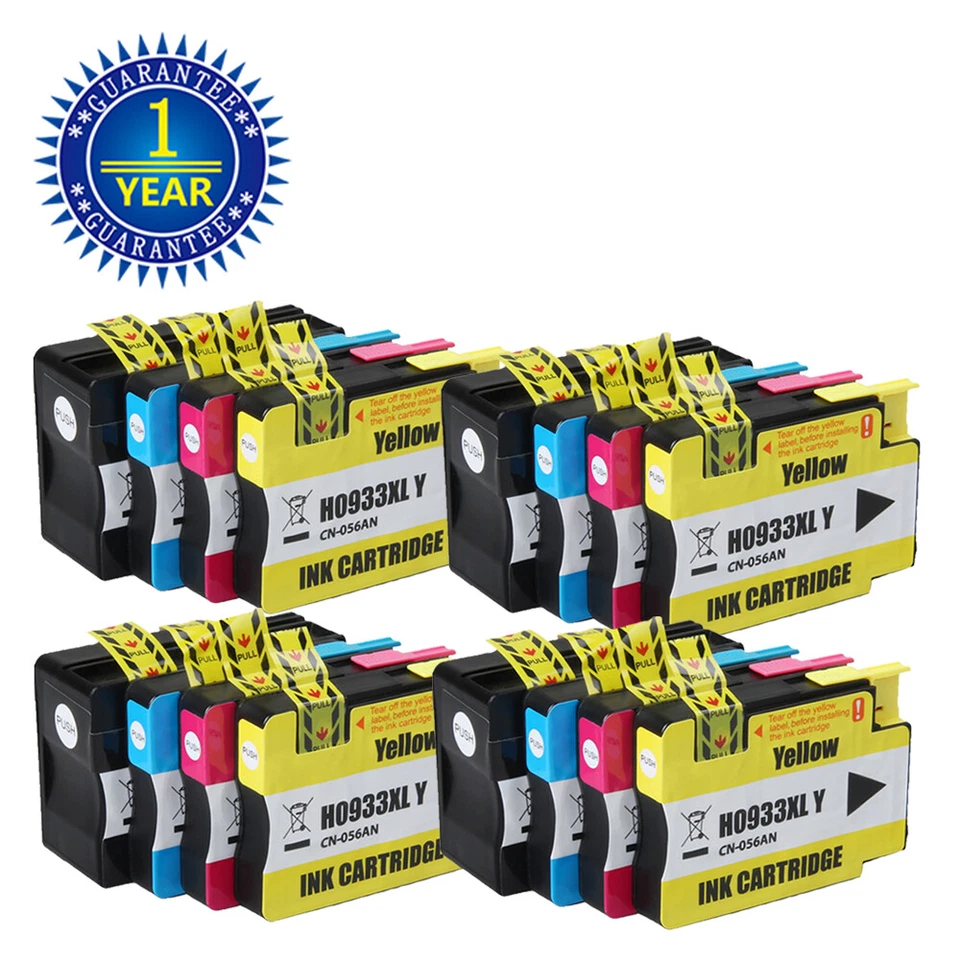 932XL 933XL ink cartridges For HP OfficeJet Pro 6100 6600 6700 7110 Printer lot - Image 1 of 4