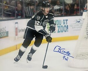 Brandt Clarke Signed Ontario Reign Los Angeles Kings 8x10 Photo