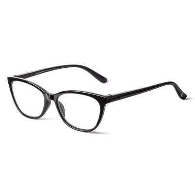 RUDE EYE READERS Lesebrille Damen schwarz quadratisch Cateye PREMIUM QUALITÄT unhöfliches Auge +1,0 - +3,0