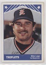 1983 TCMA Evansville Triplets Mike Laga #15