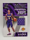 2017-18 Panini Donruss Rookie Jerseys Kyle Kuzma Relic Rc Lakers Wizards