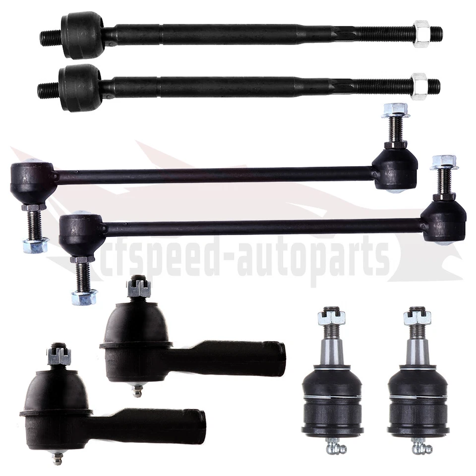 Kit de rótula de varilla de amarre interior exterior 8 piezas dirección Honda Odyssey 1999-2001 Foto 1 de 1