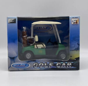 Welly Die CastGreen Golf Cart Car Model NIB