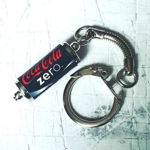 Unique COKE ZERO CAN KEYRING fab COCA COLA soda DRINK keychain MINIATURE keys - Picture 1 of 1