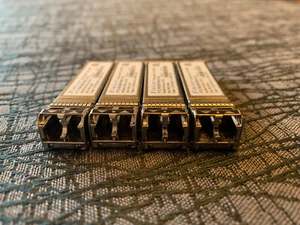 4x Qlogic Finisar FTLF8528P2BCV-QL 8Gb GBIC 850nm SW FC SFP+ Transceiver Module - Bild 1 von 3