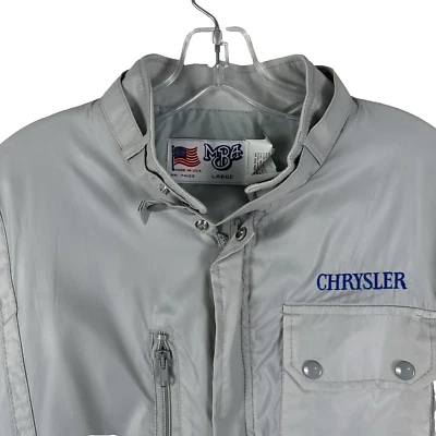 Винтажный MBA Chrysler куртка легкий нейлона ветровка куртка большой - Изображение 1 из 4
