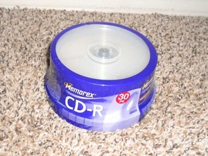 Memorex Cd-R 52X 700 MB 80 Min 30 Pack New Sealed - Picture 1 of 5