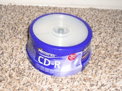Memorex Cd-R 52X 700 MB 80 Min 30 Pack New Sealed - Image 1 of 4