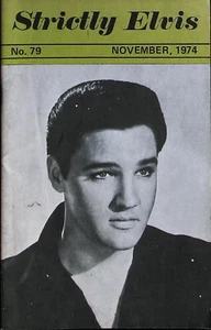 Estrictamente Elvis No. Folleto 79 del club de fans de Elvis Presley - noviembre de 1974 - Imagen 1 de 1