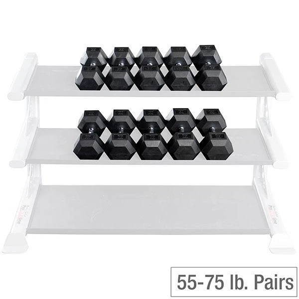 Body-Solid SDRS650 Hex - Black (2 Count)