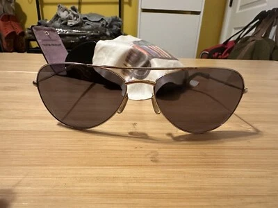 Gafas de sol Paul Smith Aviator marco dorado PS-817 usadas Foto 1 de 4