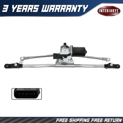 For Jeep Wrangler JK 2007-2018 Front Windshield Wiper Linkage Motor Assembly - Image 1 of 4