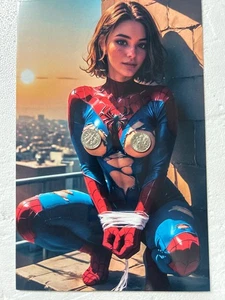 Spider-Woman Cosplay Avengers Bangers Comics Virgin Cover LE 100 FREE SHIPPING - Picture 1 of 3