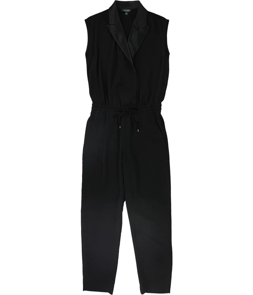 Mono esmoquin Ralph Lauren para mujer, negro, pequeño, 4P Foto 1 de 1