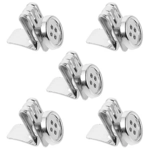 5 Pcs Suspender Clip Button Man Buttons for Clothes Mens Suspenders - Picture 1 of 12