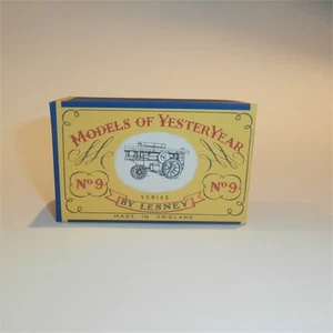 Matchbox Lesney Yesteryear 9 a Fowler Showman Engine A Style Repro Box - Picture 1 of 5