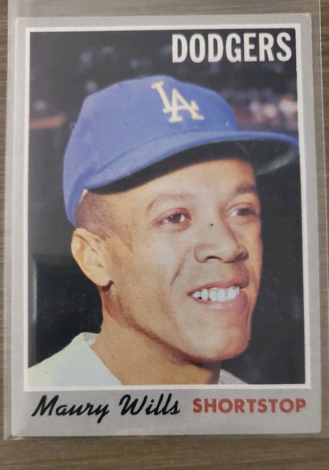 1970 年 Topps 套装-Break #595 Maury Wills 近乎完好 — 第 1/2 张图片