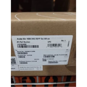 HP JL812A#ABA HPE NETWORKING INSTANT ON 1830 24G 2SFP SWITCH US - Foto 1 di 1