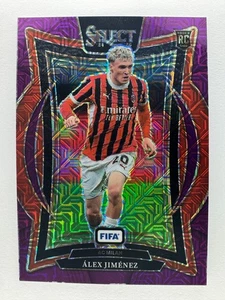 Alex Jimenez 2024-25 Select FIFA #43 PURPLE MOJO PRIZM Rookie RC AC Milan - Bild 1 von 3