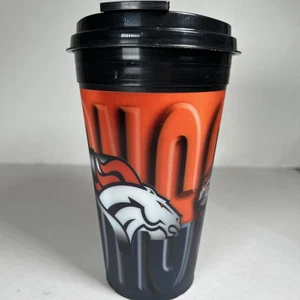 DENVER BRONCOS Bicchiere Tazza 6" Design 3D *Pulito* - Foto 1 di 4