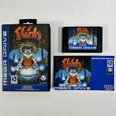 Psygnosis SEGA MEGA DRIVE Fantasy Platformer FLINK dt. PAL Comic Jump'n Run  - Bild 1 von 4