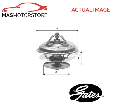 ENGINE COOLANT THERMOSTAT GATES TH11680G1 P FOR MERCEDES-BENZ SALOON,100,T1 - Image 1 of 4