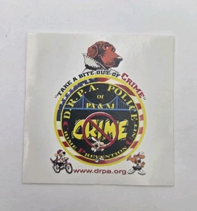 Vintage Aufkleber Mcgruff Sticker Vintage Take A Bite Out Of Crime - Bild 1 von 2